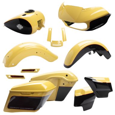 2014–2023 Harley Davidson Touring Body Set - Yellow/Black
